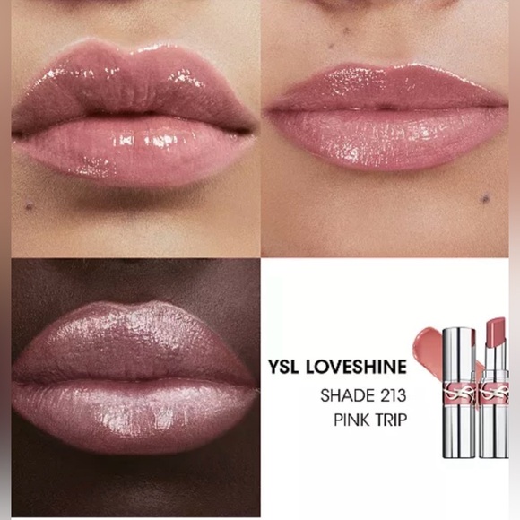 New YSL Yves Saint Laurent Loveshine Lip Oil Stick Pink Trip Wet Guava Raspberry - Picture 5 of 8